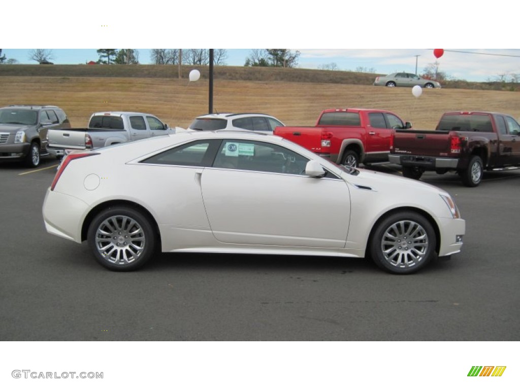 White Diamond Tricoat 2012 Cadillac CTS 4 AWD Coupe Exterior Photo #58517535