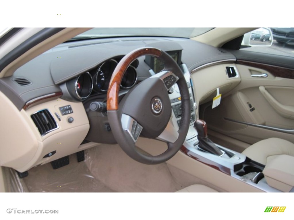Cashmere/Cocoa Interior 2012 Cadillac CTS 3.6 Sedan Photo #58517831