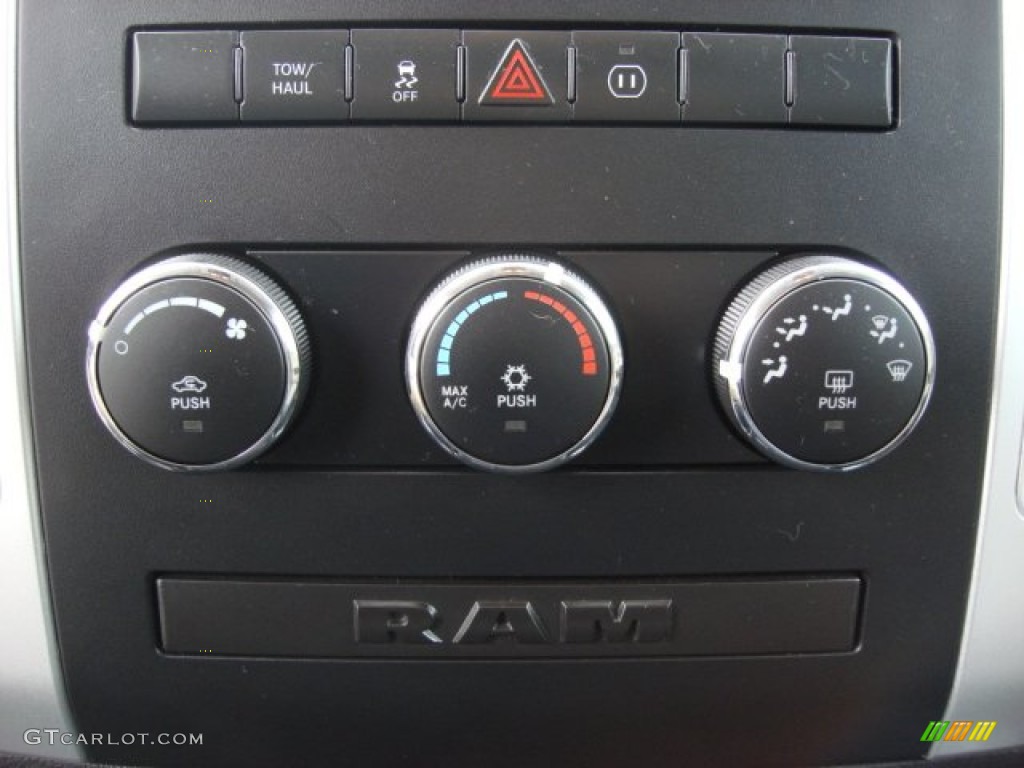 2011 Dodge Ram 1500 Big Horn Crew Cab 4x4 Controls Photo #58518221