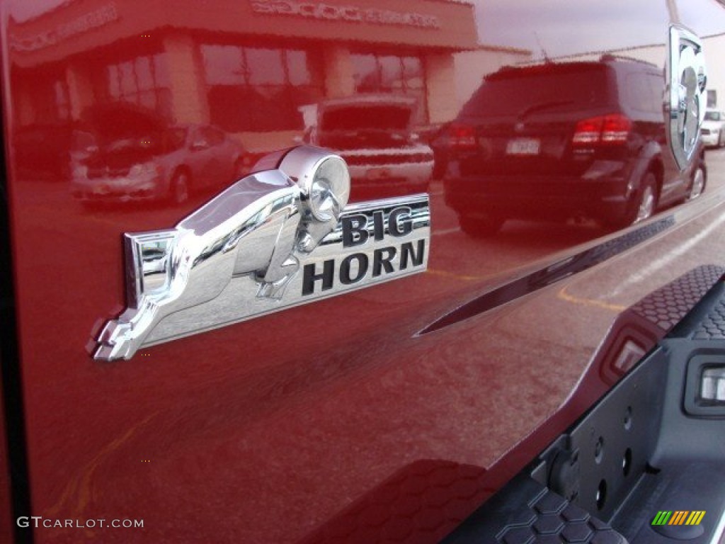 2011 Ram 1500 Big Horn Crew Cab 4x4 - Deep Cherry Red Crystal Pearl / Dark Slate Gray/Medium Graystone photo #33