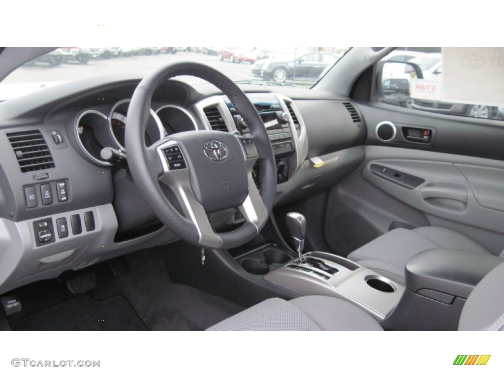 Graphite Interior 2012 Toyota Tacoma V6 TRD Prerunner Access cab Photo #58518564