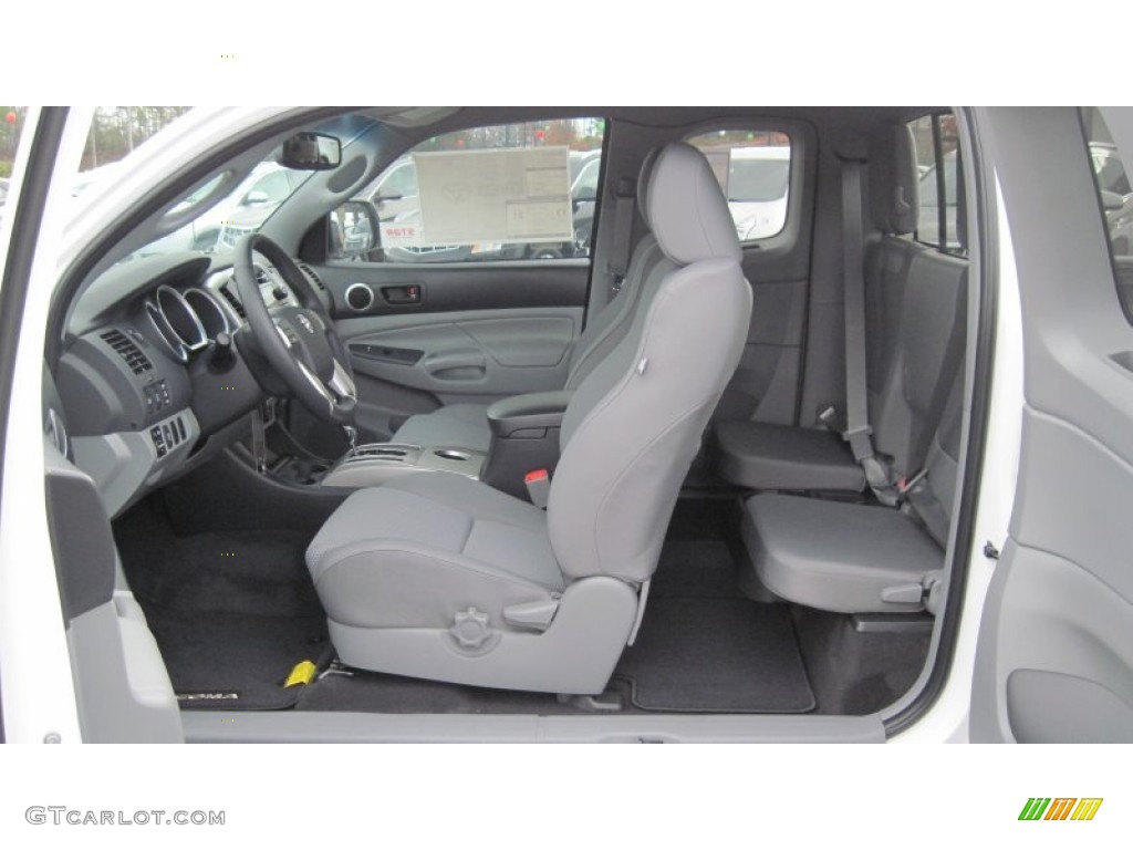 Graphite Interior 2012 Toyota Tacoma V6 TRD Prerunner Access cab Photo #58518583