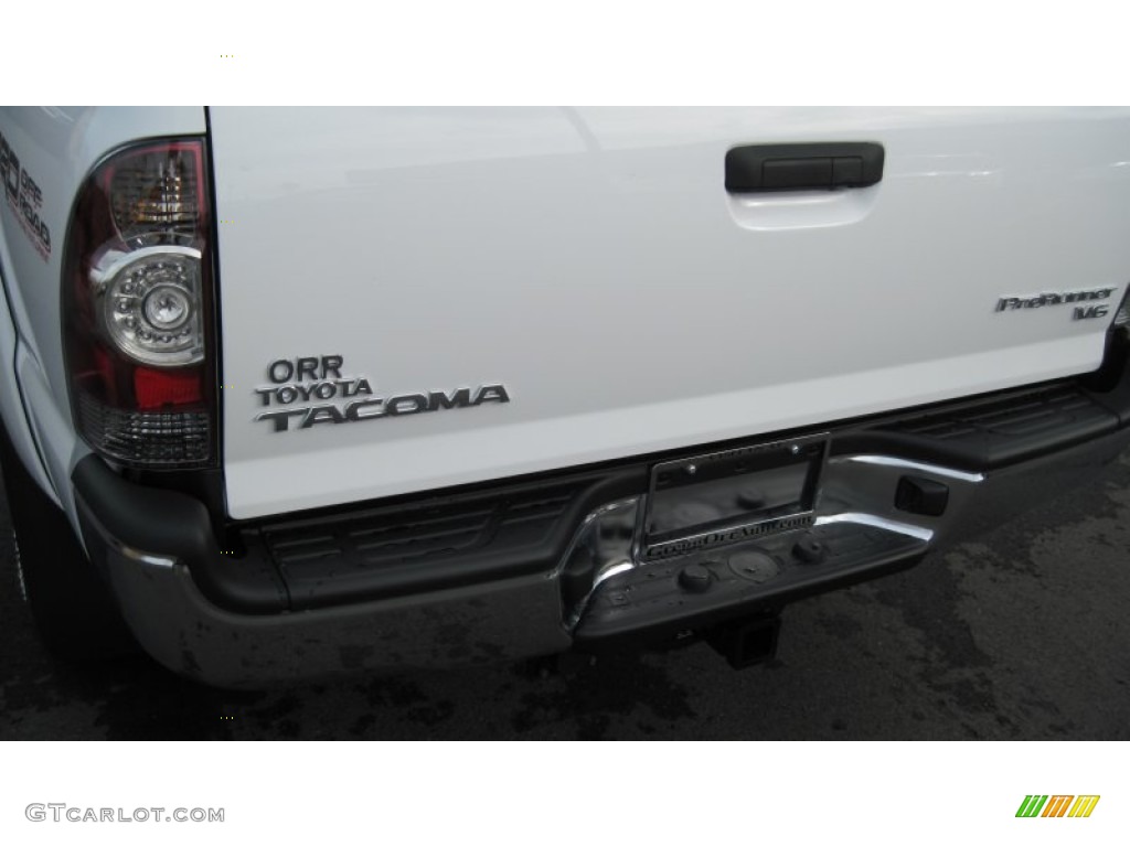 2012 Tacoma V6 TRD Prerunner Access cab - Super White / Graphite photo #15