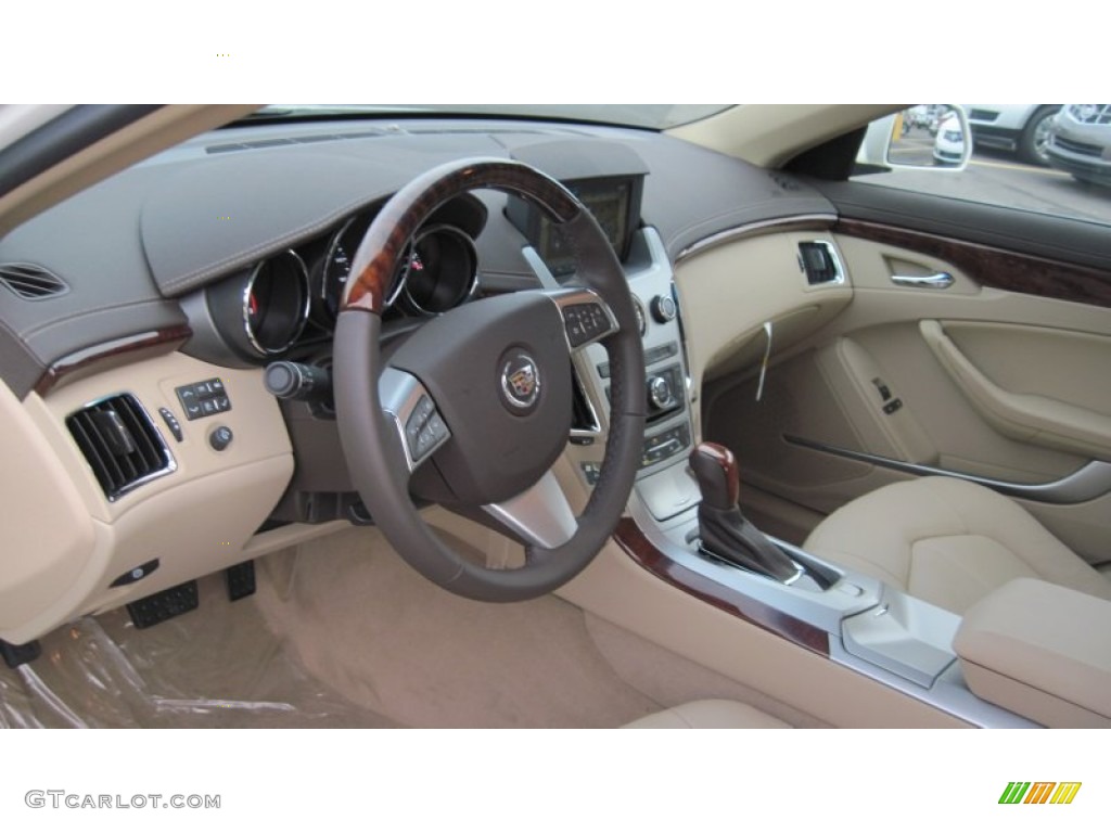 Cashmere/Cocoa Interior 2012 Cadillac CTS 3.0 Sedan Photo #58519001