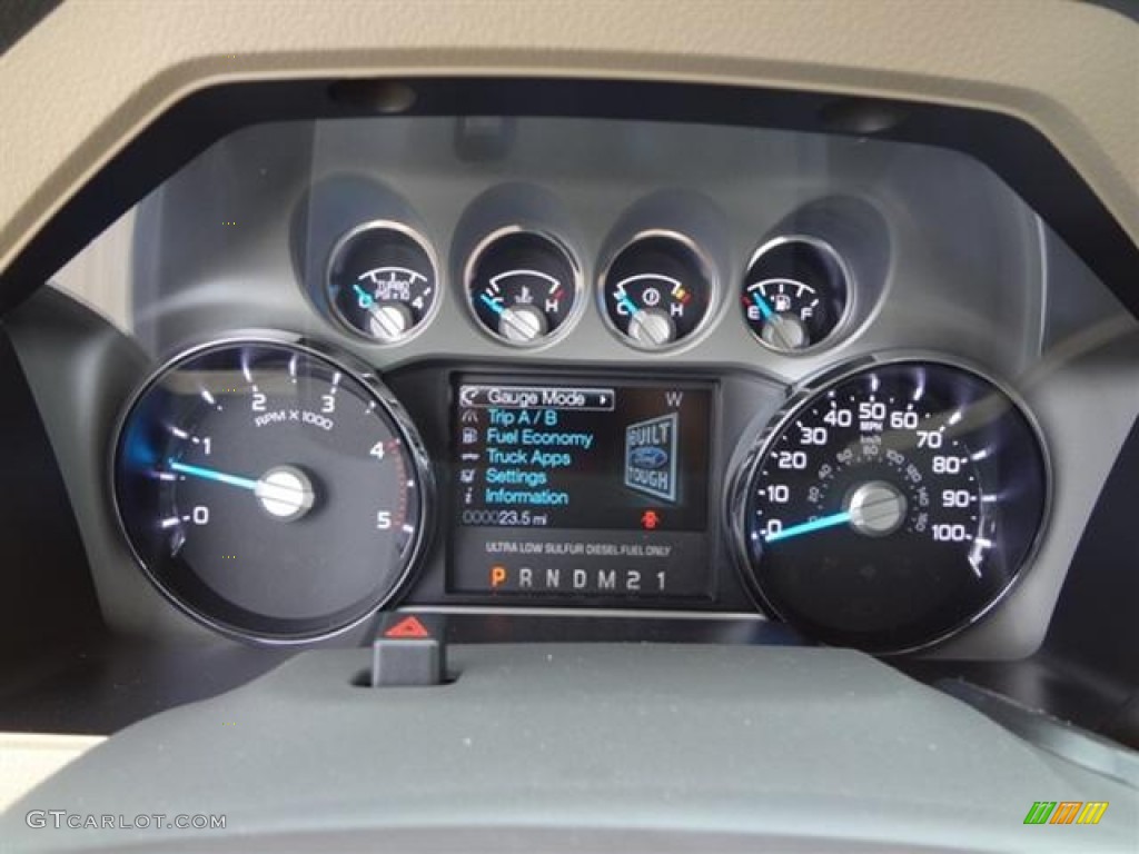 2012 Ford F250 Super Duty Lariat Crew Cab 4x4 Gauges Photo #58519271