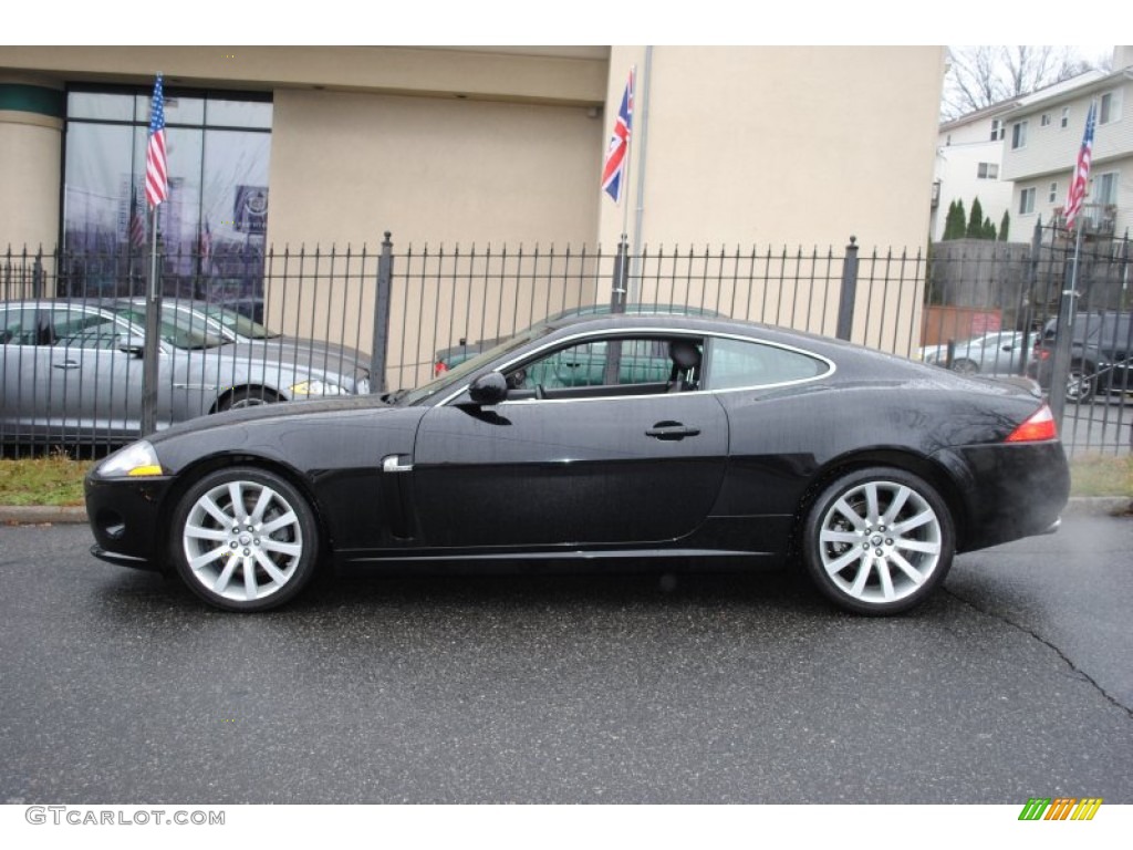 Ebony Black 2009 Jaguar XK XK8 Coupe Exterior Photo #58520399
