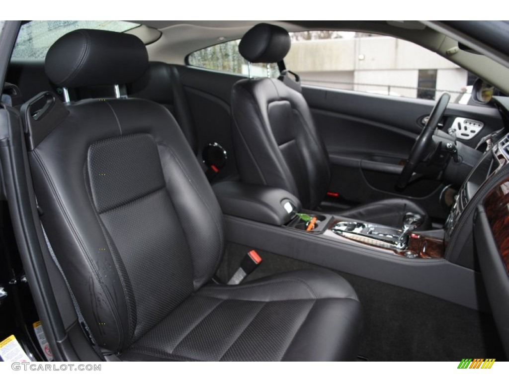 Charcoal Interior 2009 Jaguar XK XK8 Coupe Photo #58520453