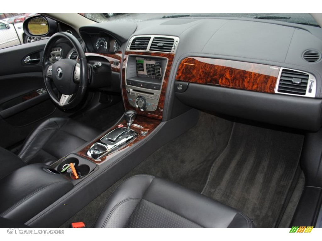2009 Jaguar XK XK8 Coupe Charcoal Dashboard Photo #58520462
