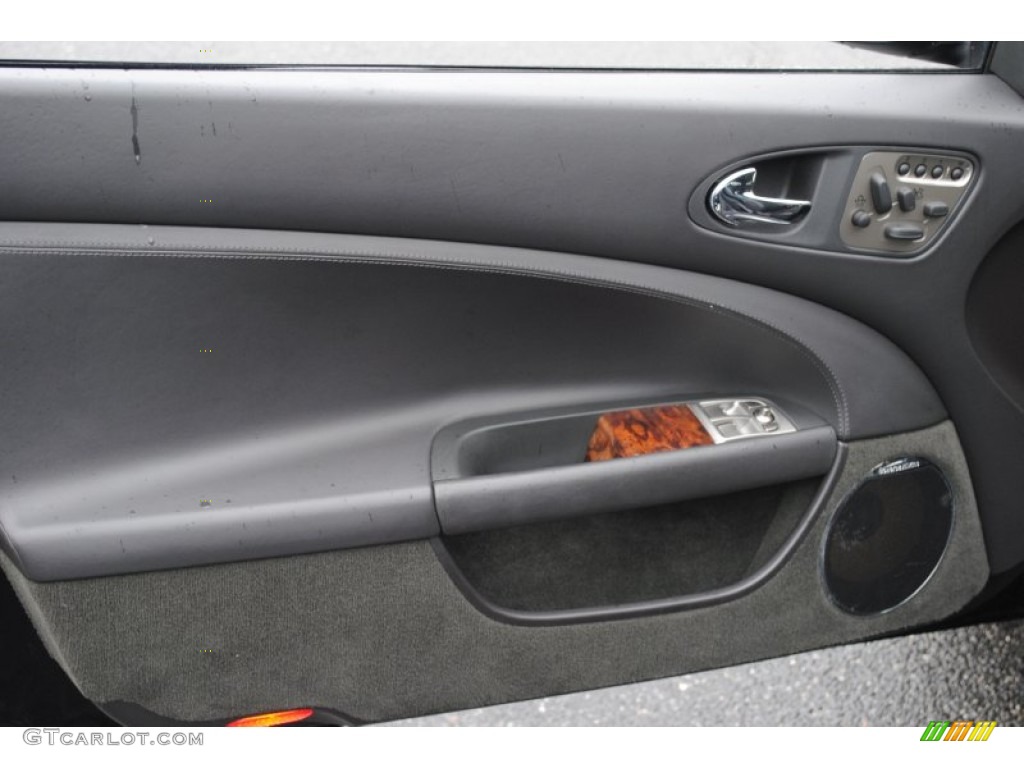 2009 Jaguar XK XK8 Coupe Charcoal Door Panel Photo #58520486