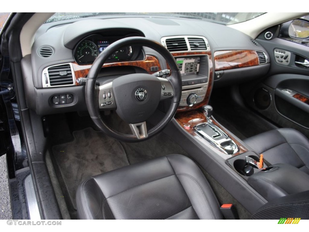 Charcoal Interior 2009 Jaguar XK XK8 Coupe Photo #58520567
