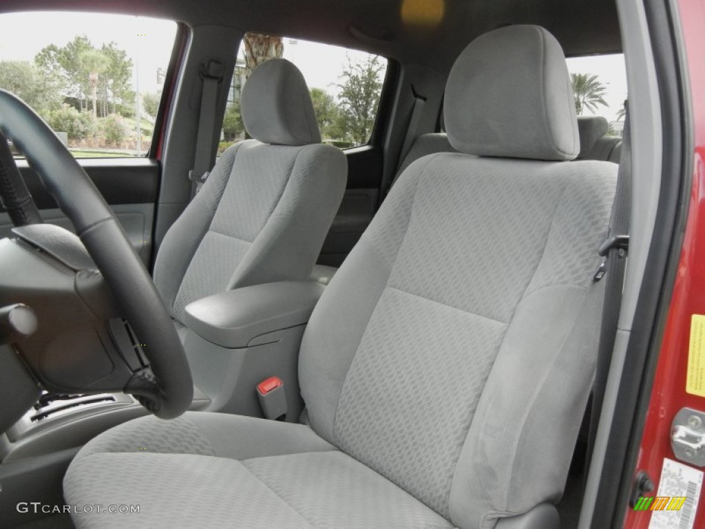 Graphite Interior 2010 Toyota Tacoma V6 SR5 PreRunner Double Cab Photo #58521689
