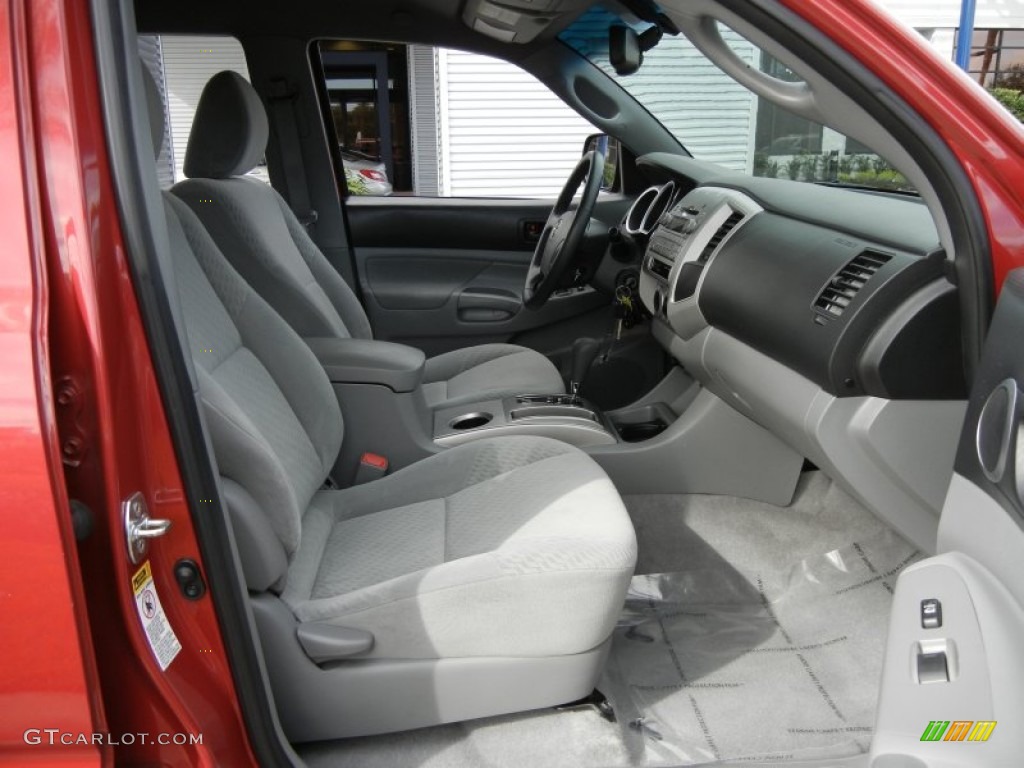 Graphite Interior 2010 Toyota Tacoma V6 SR5 PreRunner Double Cab Photo #58521725