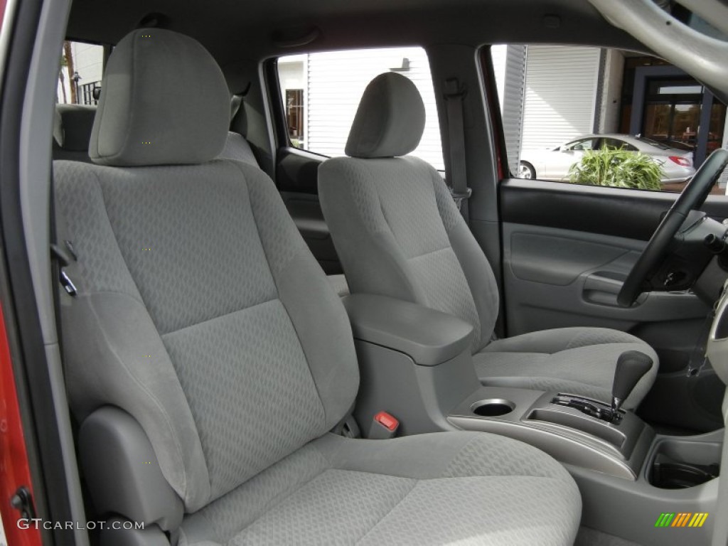 Graphite Interior 2010 Toyota Tacoma V6 SR5 PreRunner Double Cab Photo #58521734