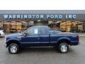Dark Blue Pearl Metallic 2008 Ford F250 Super Duty XLT SuperCab 4x4