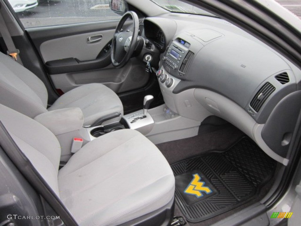 2008 Hyundai Elantra SE Sedan Gray Dashboard Photo #58524671