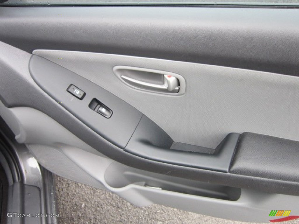 2008 Elantra SE Sedan - Carbon Gray Metallic / Gray photo #11