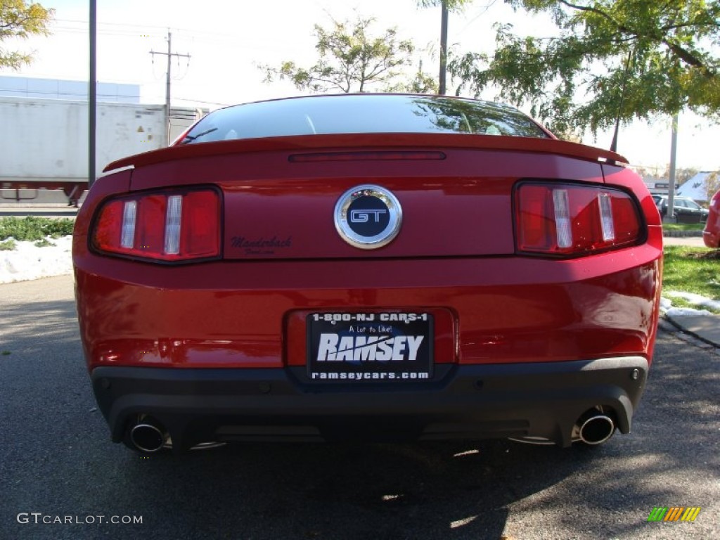 2012 Mustang GT Premium Coupe - Red Candy Metallic / Charcoal Black photo #6