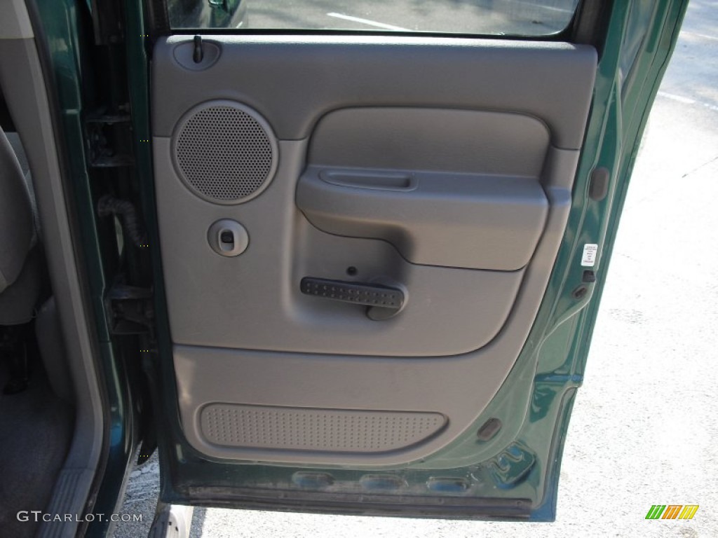 2003 Ram 2500 SLT Quad Cab 4x4 - Timberline Green Pearl / Dark Slate Gray photo #16