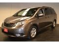 2011 Predawn Gray Mica Toyota Sienna LE  photo #1