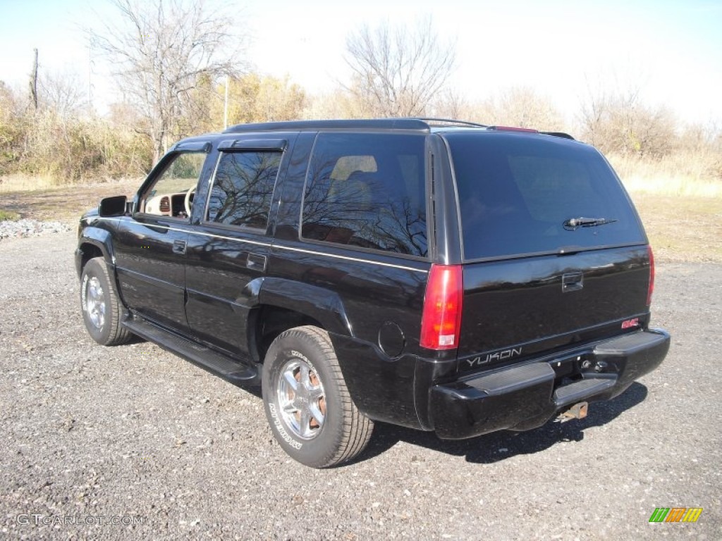 2000 Yukon Denali 4x4 - Black Onyx / Stone Gray photo #4