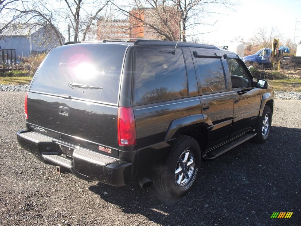 2000 Yukon Denali 4x4 - Black Onyx / Stone Gray photo #6