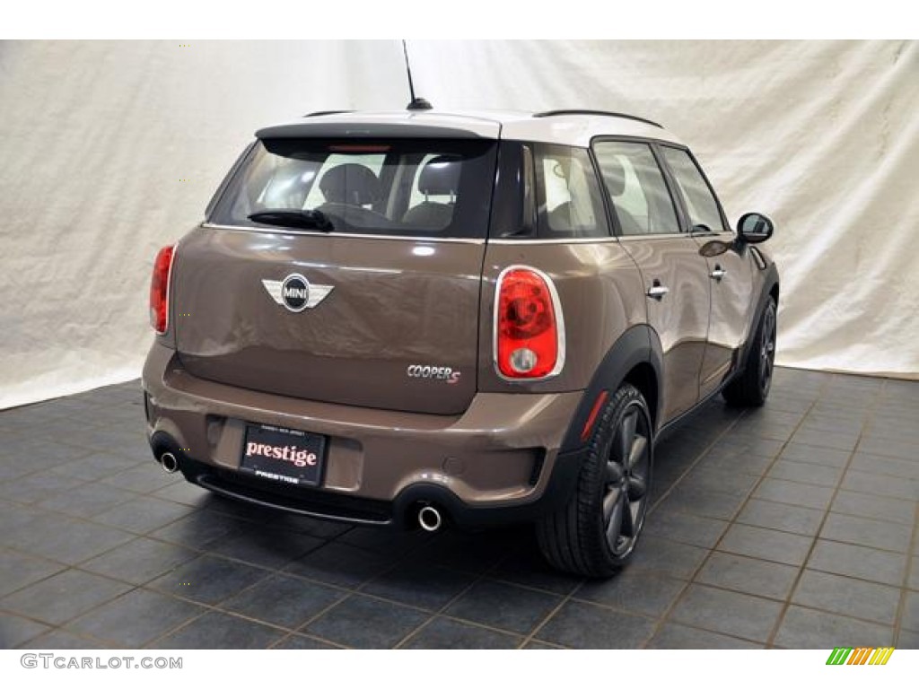 2011 Cooper S Countryman All4 AWD - Light Coffee / Light Coffee Lounge Leather photo #2