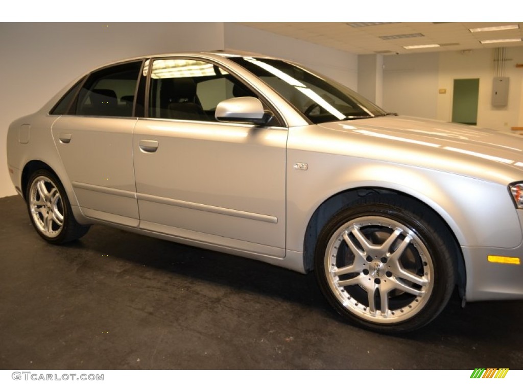 2006 A4 2.0T Sedan - Light Silver Metallic / Ebony photo #7