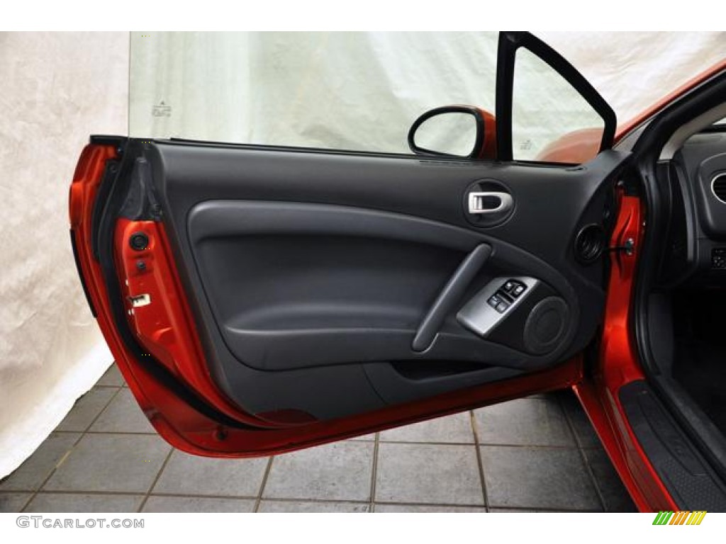 2009 Mitsubishi Eclipse GS Coupe Dark Charcoal Door Panel Photo #58527410