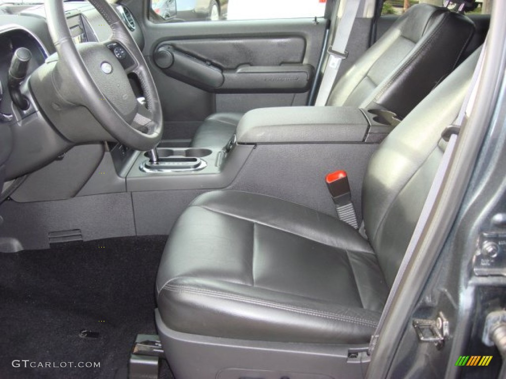 Black Interior 2009 Ford Explorer XLT Photo #58527830