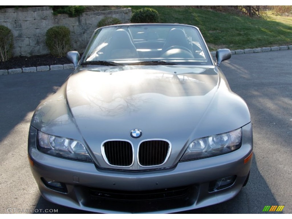 2001 Z3 2.5i Roadster - Steel Grey Metallic / Black photo #2