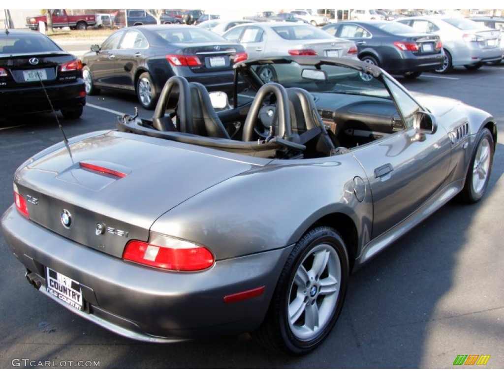 2001 Z3 2.5i Roadster - Steel Grey Metallic / Black photo #6