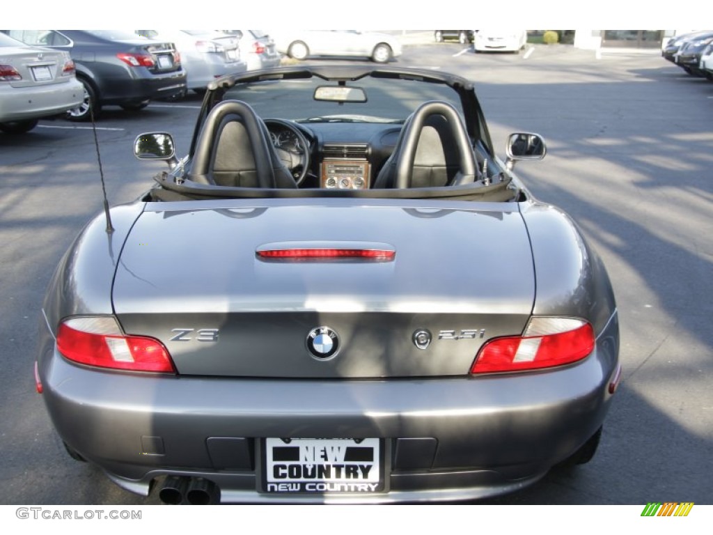 2001 Z3 2.5i Roadster - Steel Grey Metallic / Black photo #7