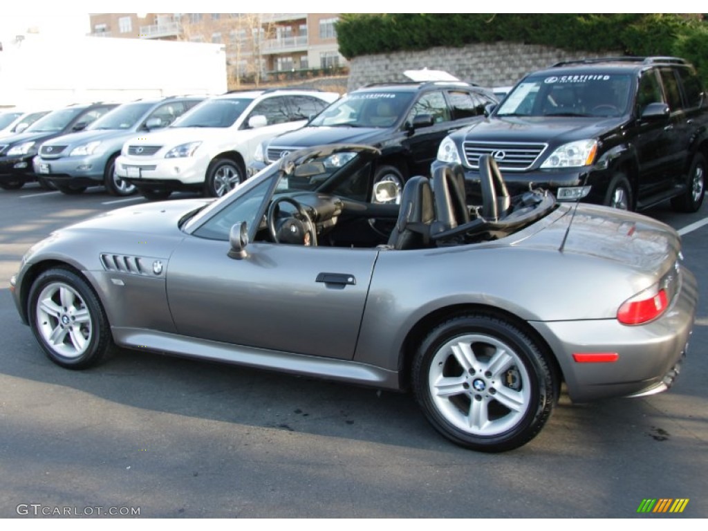 2001 Z3 2.5i Roadster - Steel Grey Metallic / Black photo #11