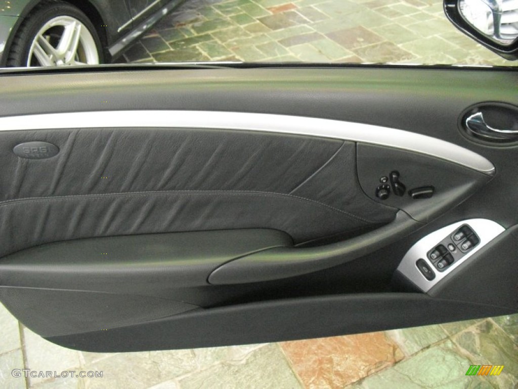 2003 Mercedes-Benz CLK 55 AMG Coupe Charcoal Door Panel Photo #58528673