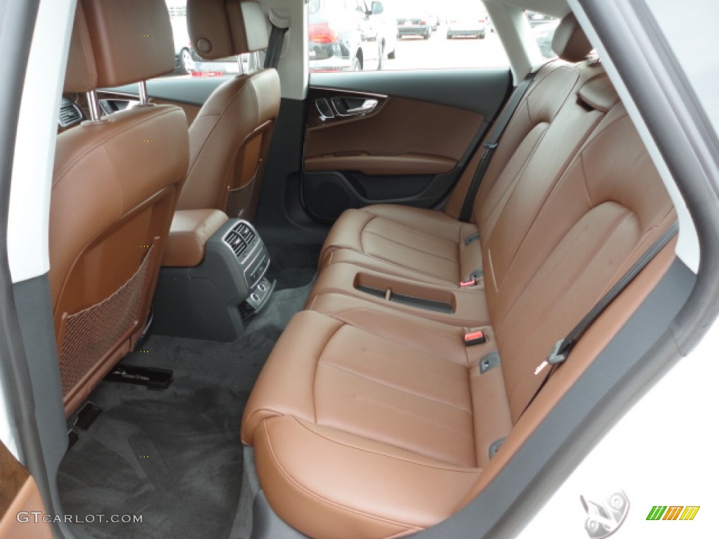 Nougat Brown Interior 2012 Audi A7 3.0T quattro Premium Plus Photo #58529576