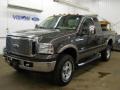 2006 Dark Stone Metallic Ford F350 Super Duty Lariat SuperCab 4x4  photo #1