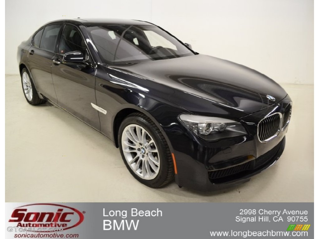 2011 7 Series 740i Sedan - Jet Black / Black photo #1