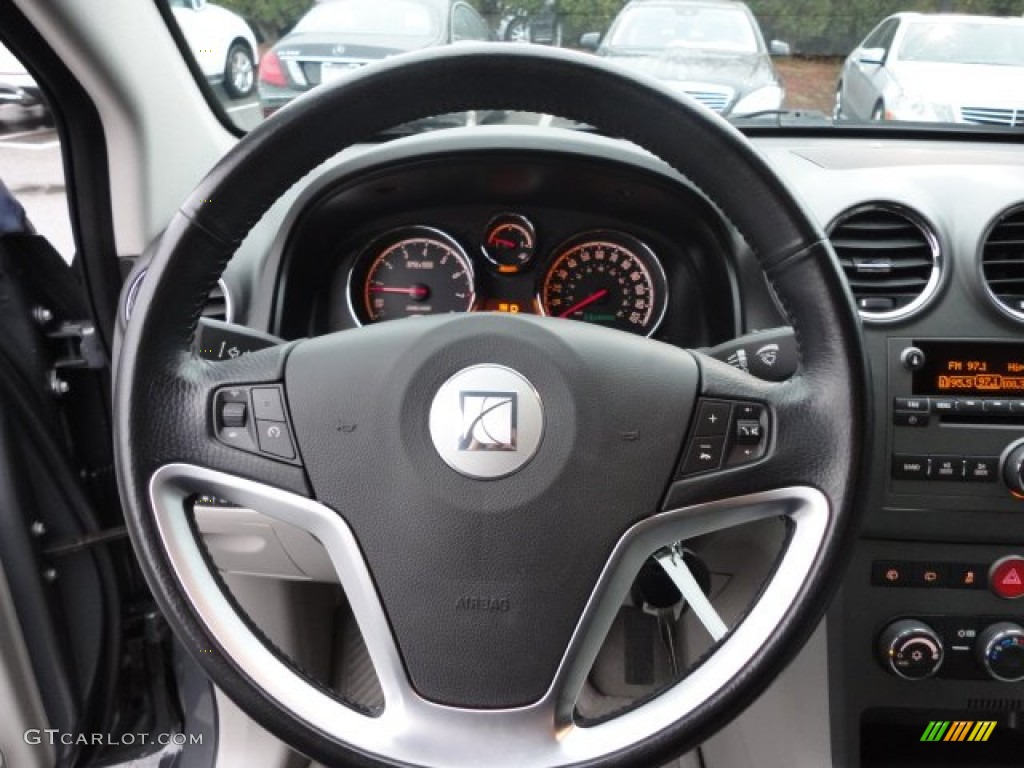 2009 Saturn VUE Green Line Hybrid Gray Steering Wheel Photo #58530896