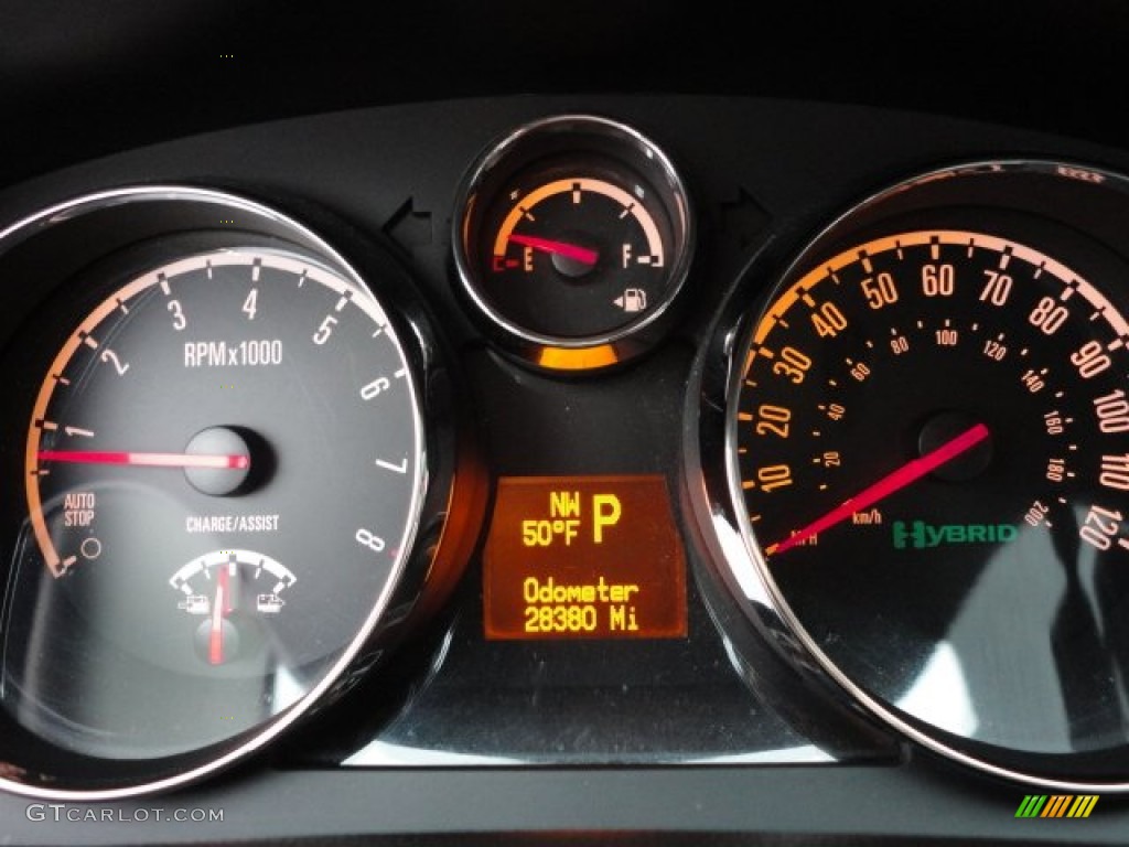 2009 Saturn VUE Green Line Hybrid Gauges Photo #58530905