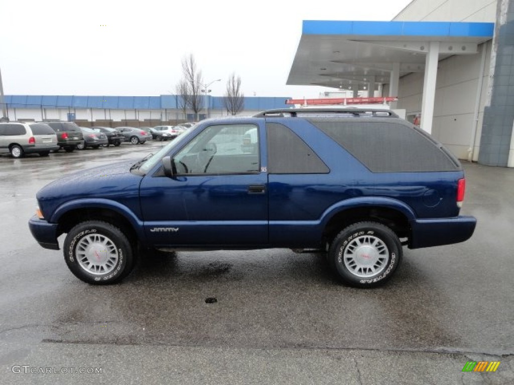 Indigo Blue Metallic 2001 GMC Jimmy SLS 4x4 Exterior Photo #58531112