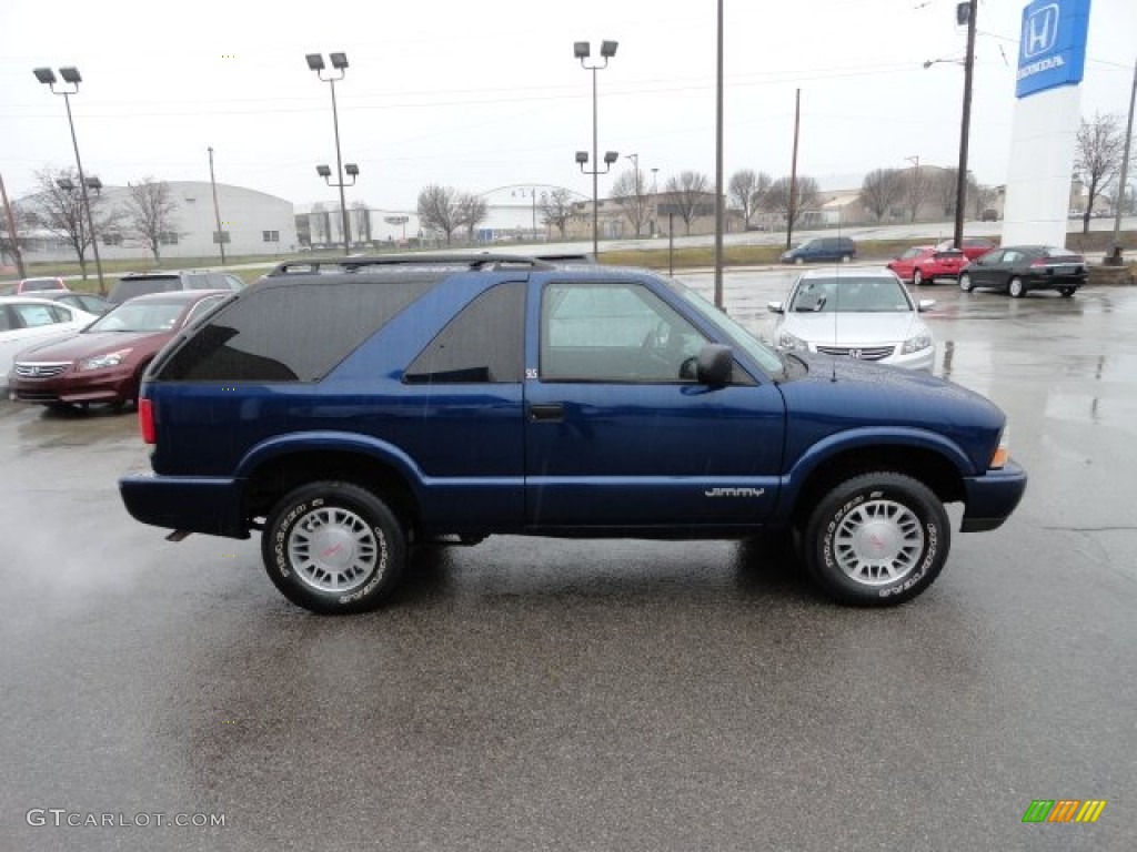 Indigo Blue Metallic 2001 GMC Jimmy SLS 4x4 Exterior Photo #58531148