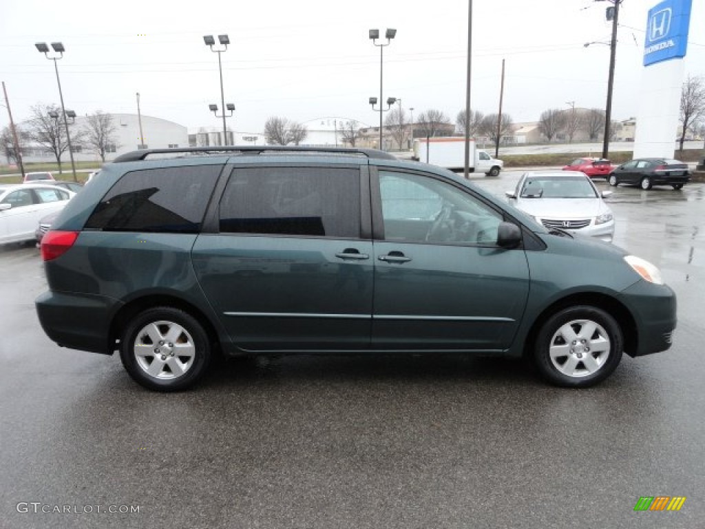 2005 Sienna LE - Aspen Green Pearl / Taupe photo #6