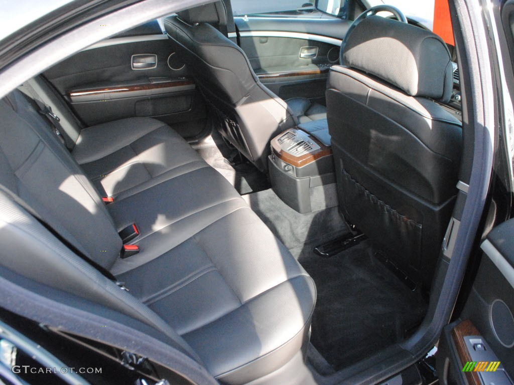 2006 7 Series 750i Sedan - Jet Black / Black/Black photo #6