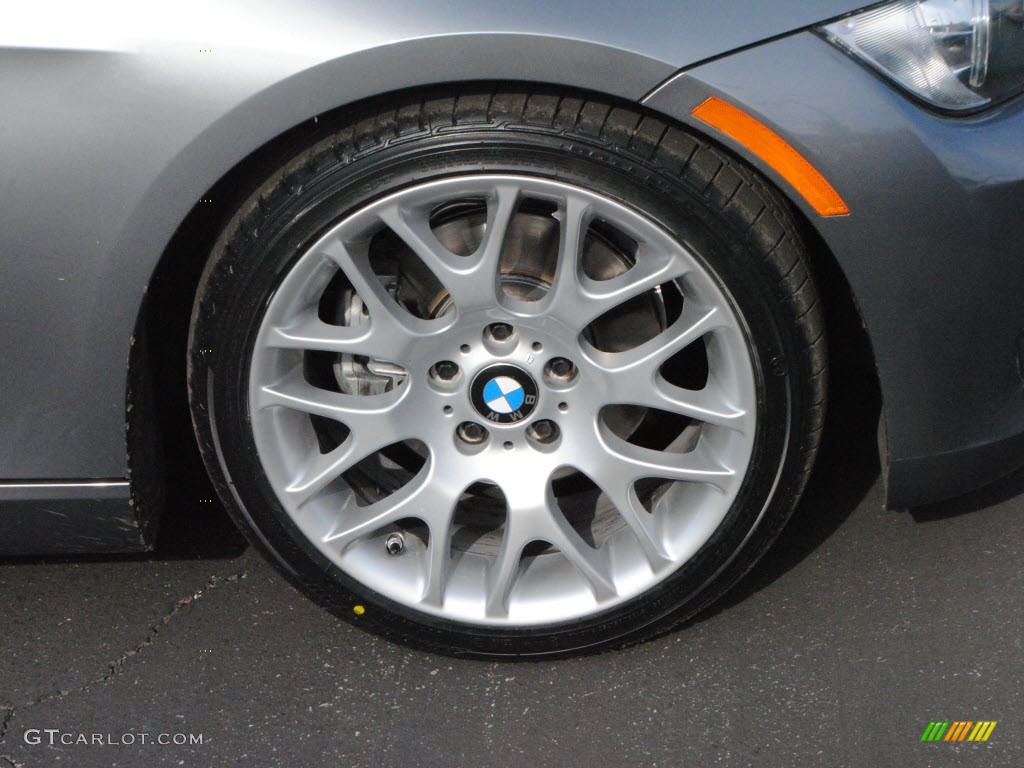 2009 3 Series 328i Convertible - Space Grey Metallic / Black photo #2