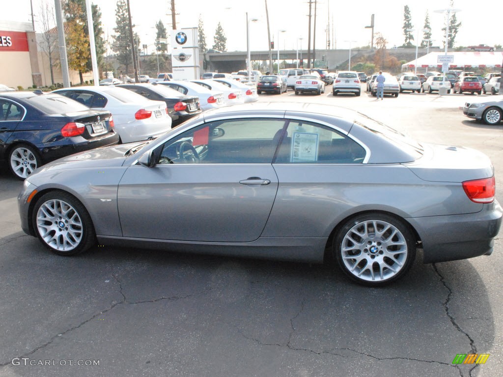 2009 3 Series 328i Convertible - Space Grey Metallic / Black photo #12