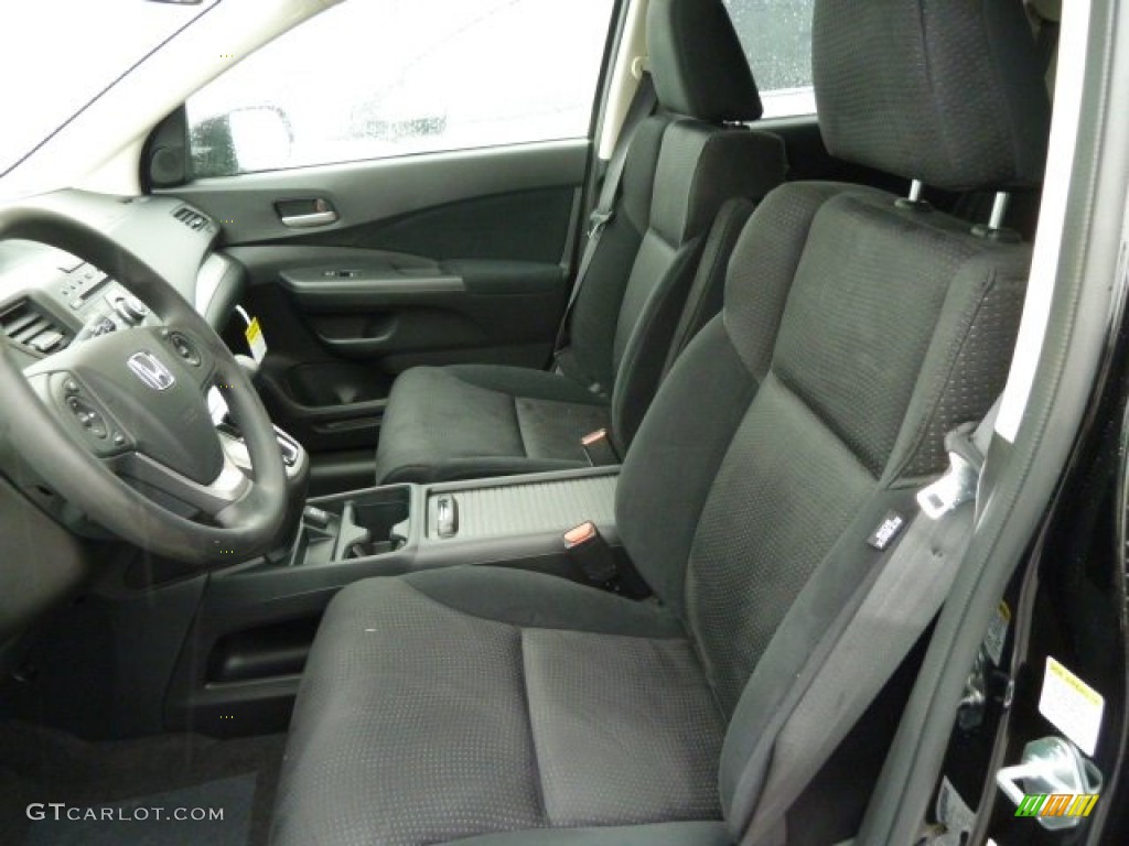 2012 CR-V EX 4WD - Crystal Black Pearl / Black photo #10
