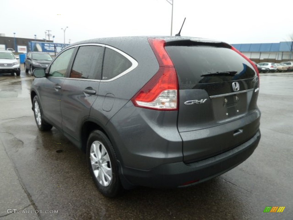 2012 CR-V EX 4WD - Polished Metal Metallic / Gray photo #3