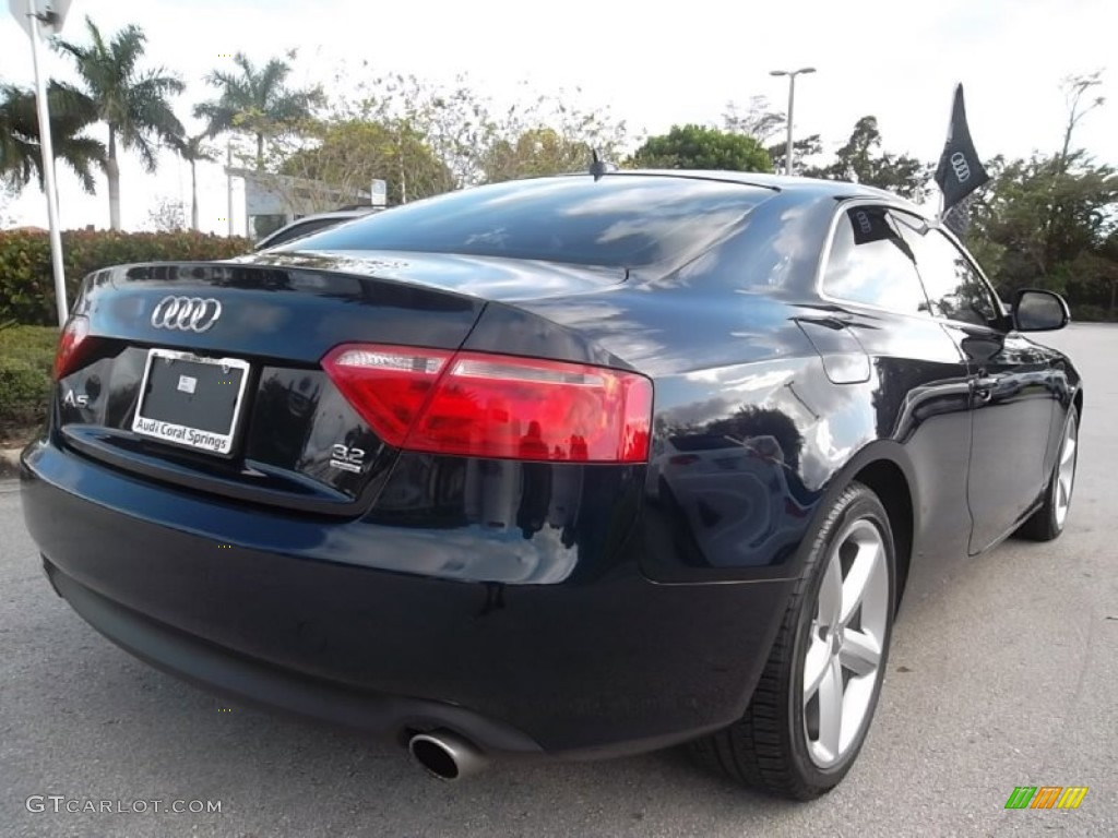 2009 A5 3.2 quattro Coupe - Deep Sea Blue Pearl / Cinnamon Brown photo #9