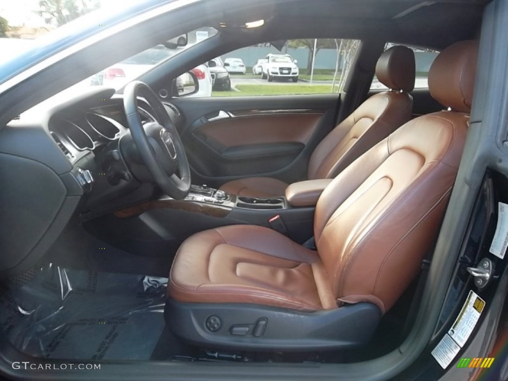 2009 A5 3.2 quattro Coupe - Deep Sea Blue Pearl / Cinnamon Brown photo #17