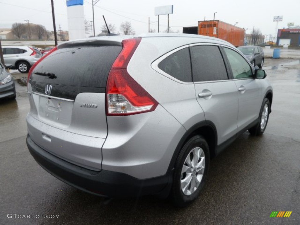 2012 CR-V EX-L 4WD - Alabaster Silver Metallic / Black photo #5